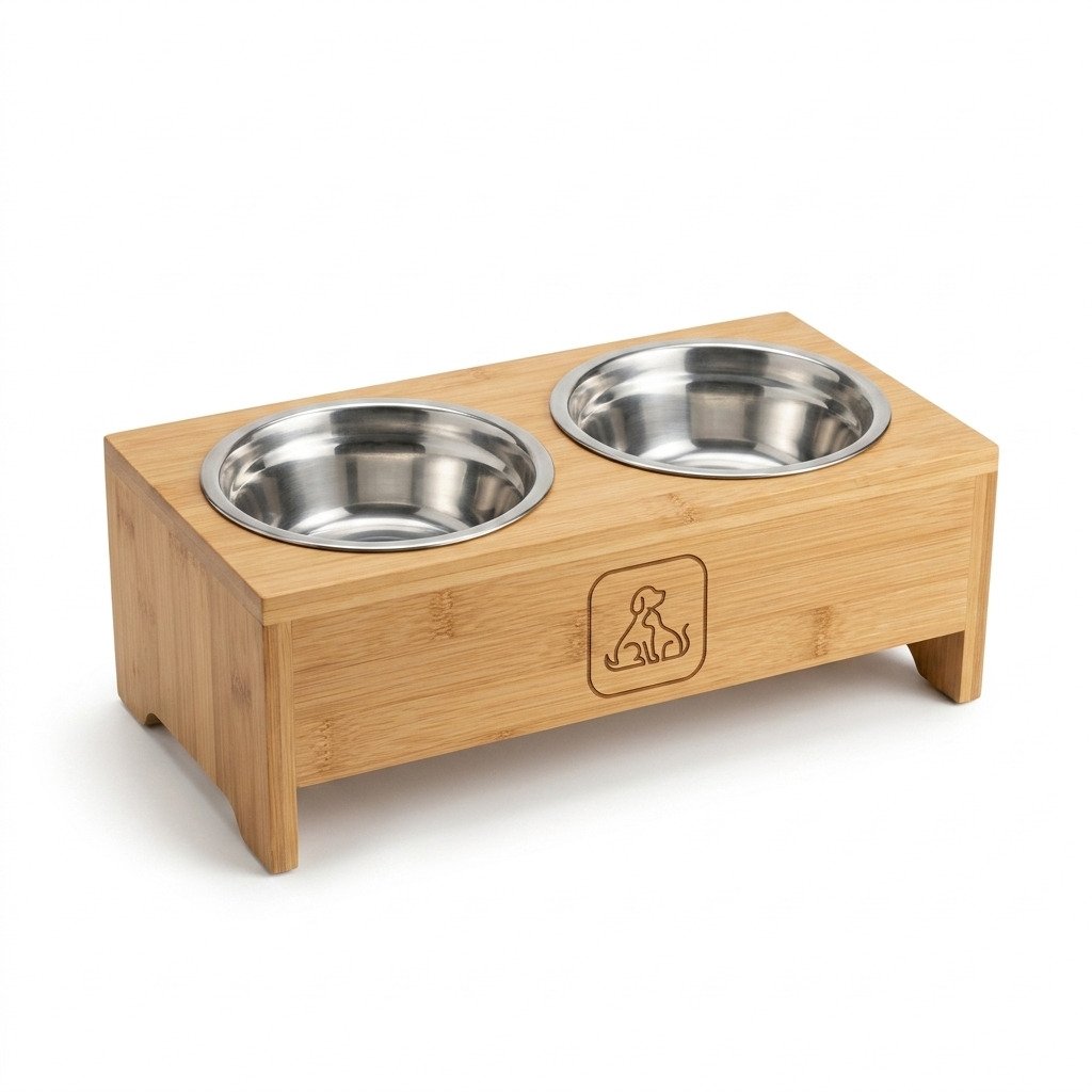 Elevated Double Feeder Stand — Solas Pet Co.